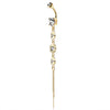 Belly Button Piercing 4 Zirconia dangle