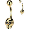 Belly Button Piercing skull