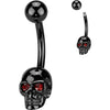Belly Button Piercing skull