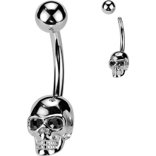 Belly Button Piercing skull