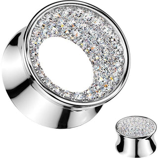 Tunnel cubic zirconia paved