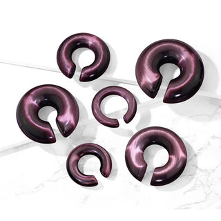Hanger Hanger Purple Cat Eye Semi-Precious Stone