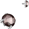 Top Top Prong Setting Semi Precious Stone Internally Threaded
