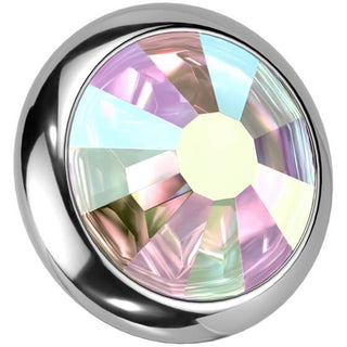 Titanium Top top round zirconia bezel setting Internally Threaded