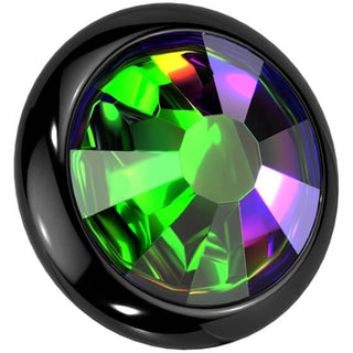 Titanium Top top round zirconia bezel setting Internally Threaded