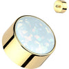 Titanium Top Round Zirconia Internally Threaded