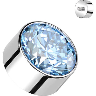 Titanium Top Round Zirconia Internally Threaded