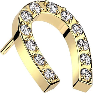 Top horseshoe top zirconia Push-In
