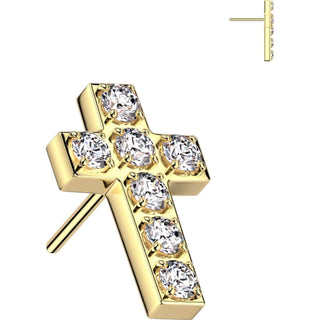 Top top cross zirconia Push-In