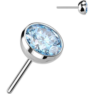 Titanium Top top round zirconia Push-In