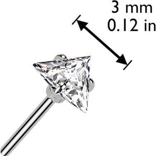 Titanium top triangle zirconia Push-In