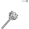 Titanium Top top square zirconia Push-In