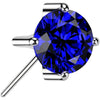 Titanium Top top prong setting zirconia Push-In