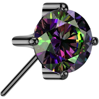 Titanium Top top prong setting zirconia Push-In