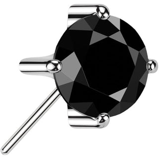 Titanium Top top prong setting zirconia Push-In
