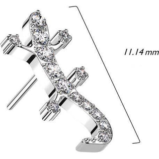 Titanium Top Lizard Zirconia Push-In