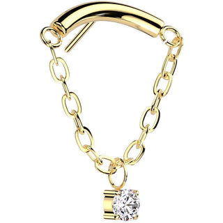 Titanium Top top chain with zirconia Push-In