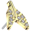 Titanium Top top tale end zirconia Push-In