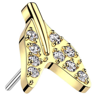 Titanium Top top tale end zirconia Push-In