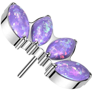 Titanium Top top marquise cut opal Push-In