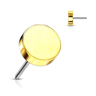Titanium Top top flat round Push-In
