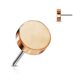 Titanium Top top flat round Push-In