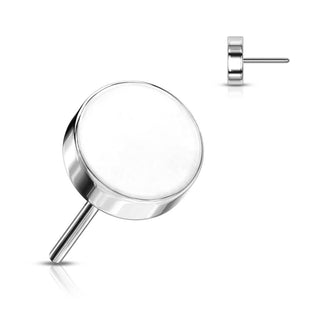 Titanium Top top flat round Push-In