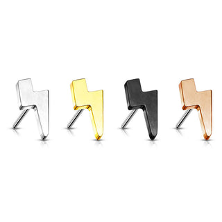 Titanium Top top flat lightening bolt Push-In