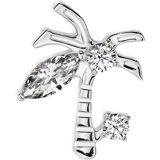 Titanium Top palm tree zirconia Push-In