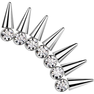 Titanium Top spikes zirconia Push-In