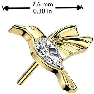 Titanium top Hummingbird zirconia Push-In