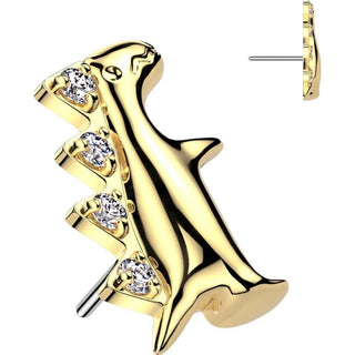 Titanium Top top dinosaur zirconia Push-In