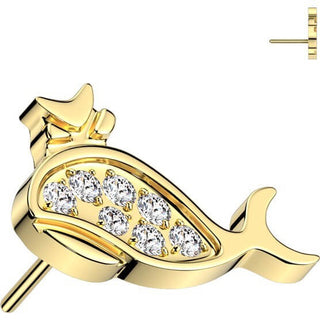 Titanium Top top whale zirconia Push-In
