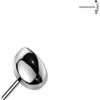 Titanium top teardrop Push-In