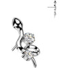 Titanium top snake zirconia Push-In