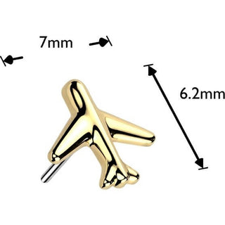 Titanium top airplane Push-In