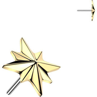 Titanium top starburst Push-In