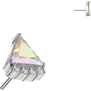 Titanium top triangle zirconia Push-In