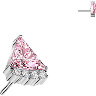 Titanium top triangle zirconia Push-In