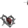 Titanium Top top heart zirconia Push-In