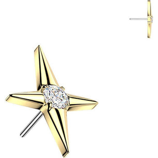 Titanium top star zirconia Push-In