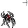 Titanium top spider with marquise zirconia Push-In