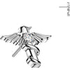 Titanium top bird and round zirconia Push-In