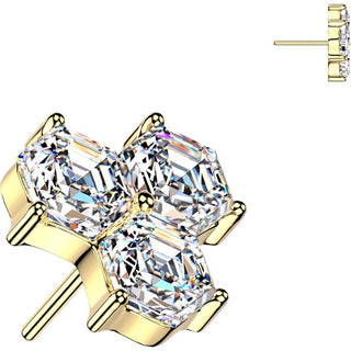 Titanium top trinity honeycomb zirconia Push-In