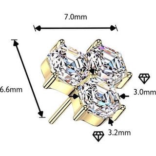 Titanium top trinity honeycomb zirconia Push-In