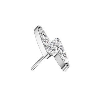 Titanium Top top lightning bolt zirconia Push-In