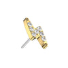 Titanium Top top lightning bolt zirconia Push-In