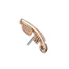 Titanium Top top feather Push-In