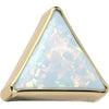Titanium Top top triangle bezel setting opal Push-In