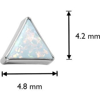 Titan Dreieck Zargenfassung Opal Push-In